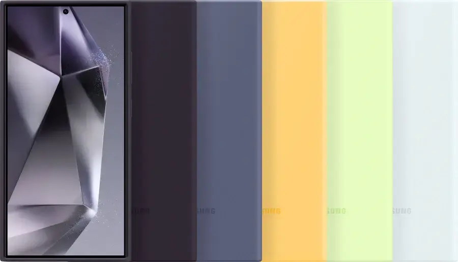 Чехол Samsung Silicone Case для Galaxy S24 Ultra - Violet (EF-PS928TVEG)