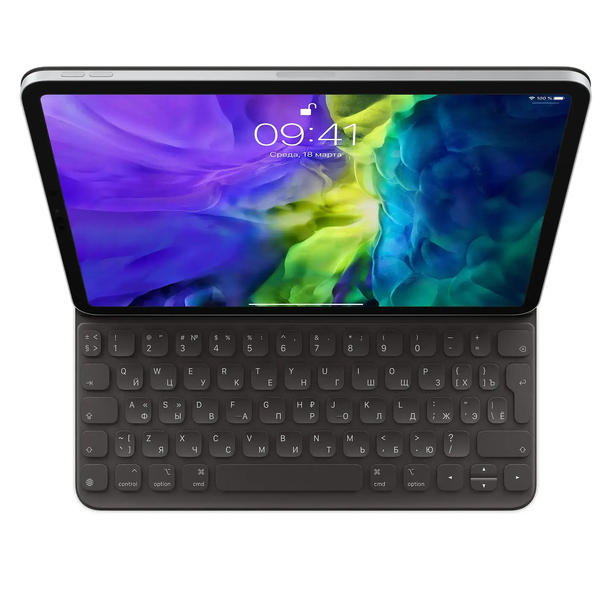 Чехол-клавиатура Apple Smart Keyboard Folio for iPad Pro 11‑inch (2nd and 3rd generation) and iPad Air [4th generation] (MXNK2RS/A)