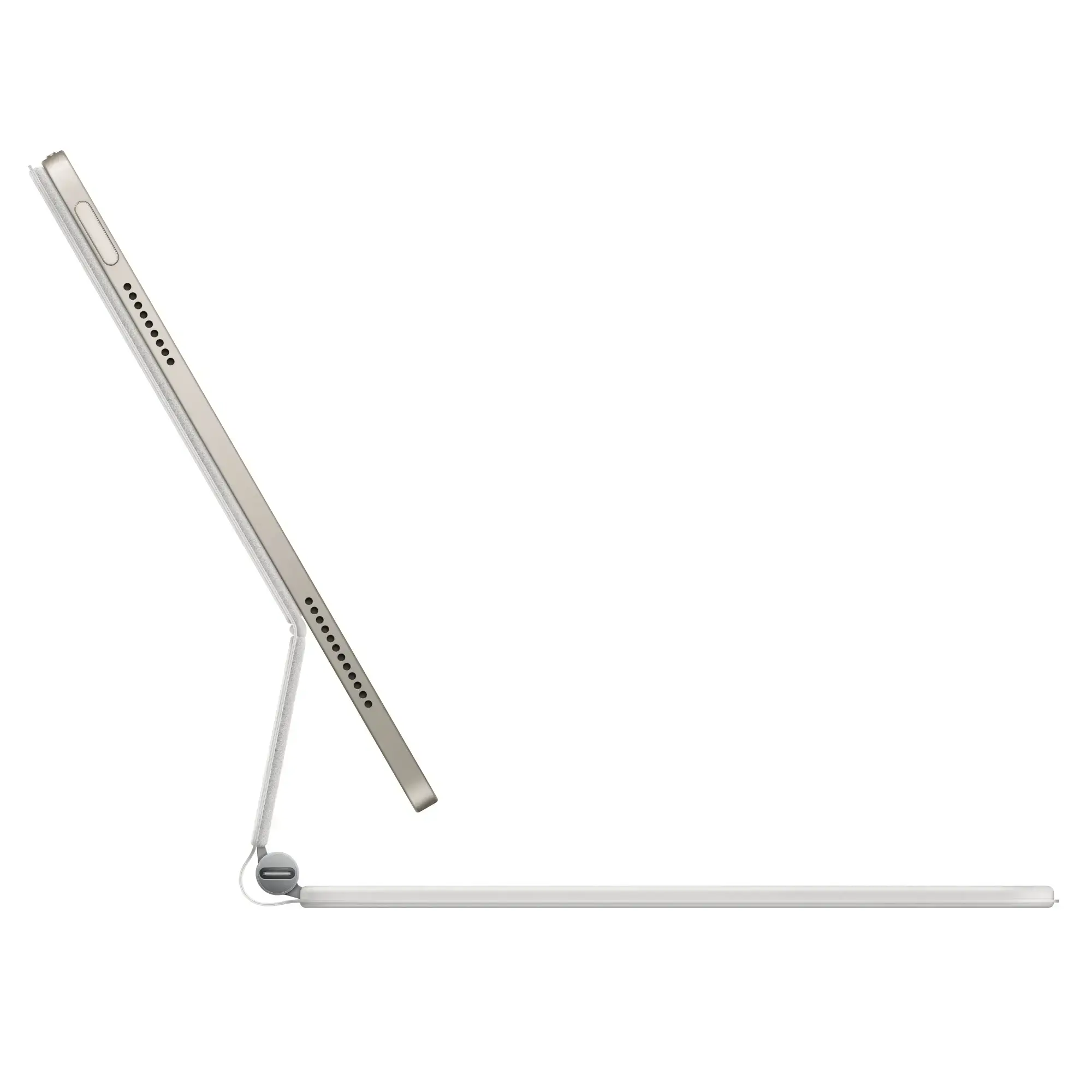 Чохол-клавіатура Apple Magic Keyboard for iPad Air 11" M2 & iPad Air 10.9" & iPad Pro 11" M2 - Italian - White (MJQJ3T/A)