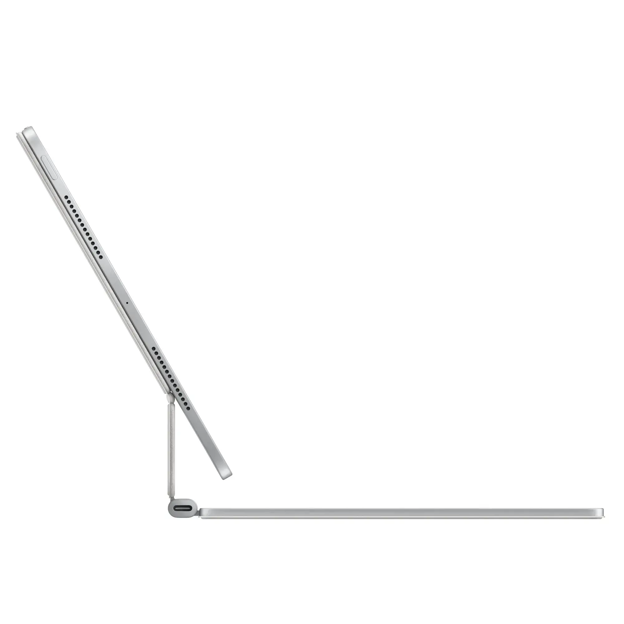 Чехол-клавиатура с подсветкой для планшета Apple Magic Keyboard for iPad Pro 11‑inch [M4] - Italian - White (MWR03T/A)