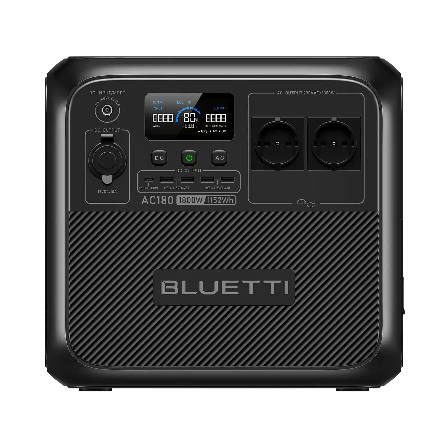 Портативная зарядная станция BLUETTI AC180 Portable Power Station | 1800W 1152Wh