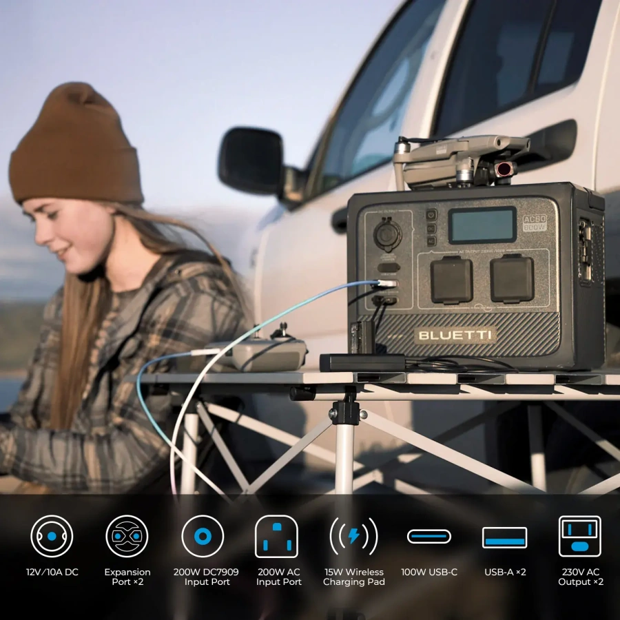 Портативна зарядна станція BLUETTI AC60 Portable Power Station | 600W 403Wh