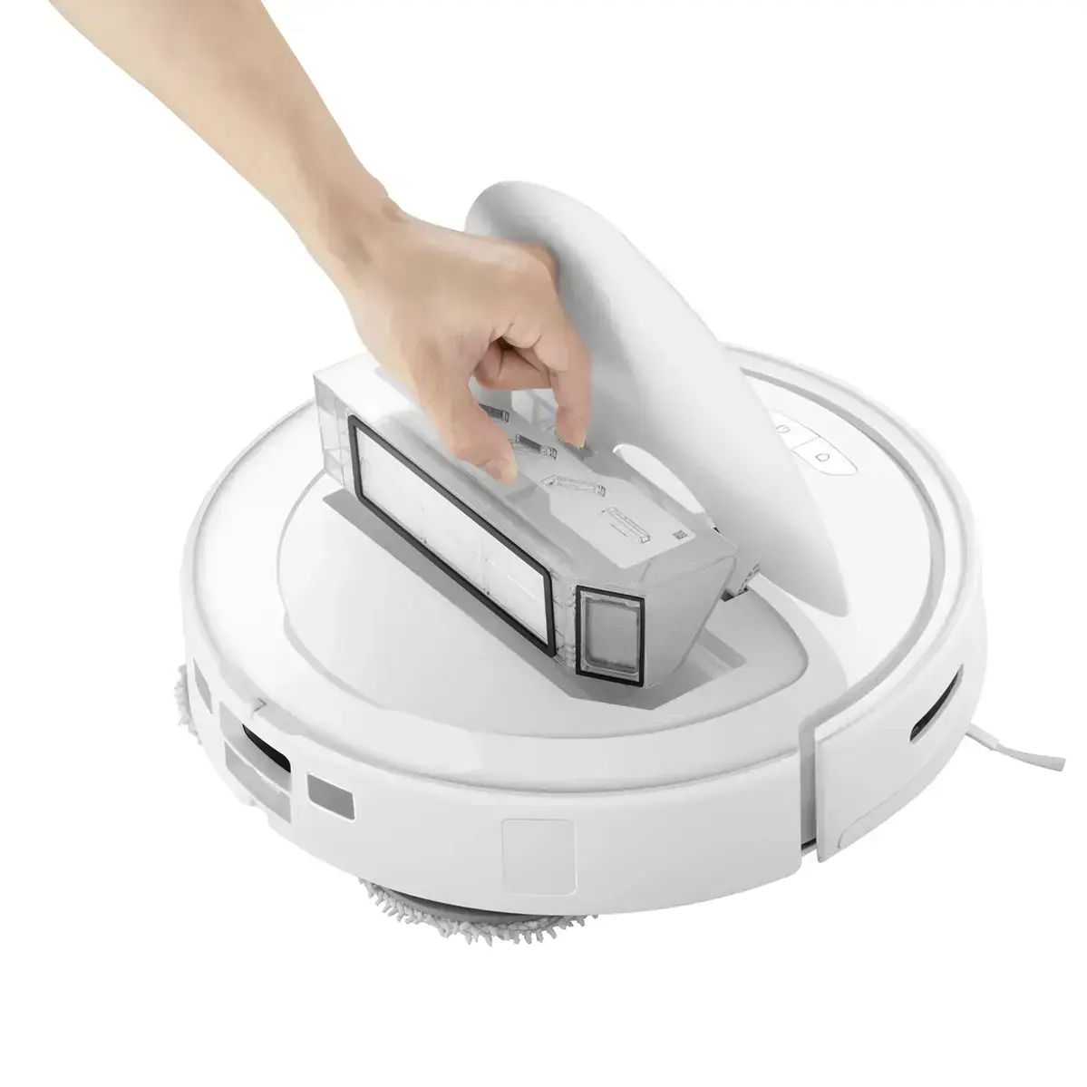 Робот-пилосос з вологим прибиранням RoboRock Q Revo MaxV - White