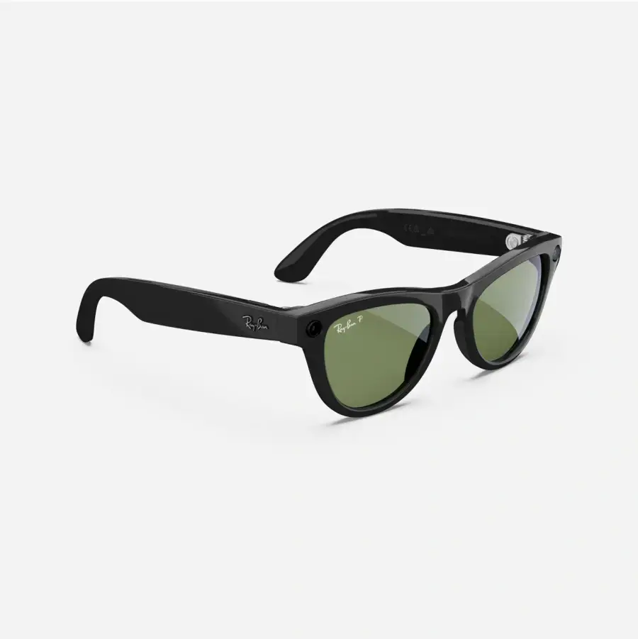 Смарт-очки Ray-Ban | Meta Skyler Standard - Shiny Black / G-15 Green (RW4010 601/71 52-20)