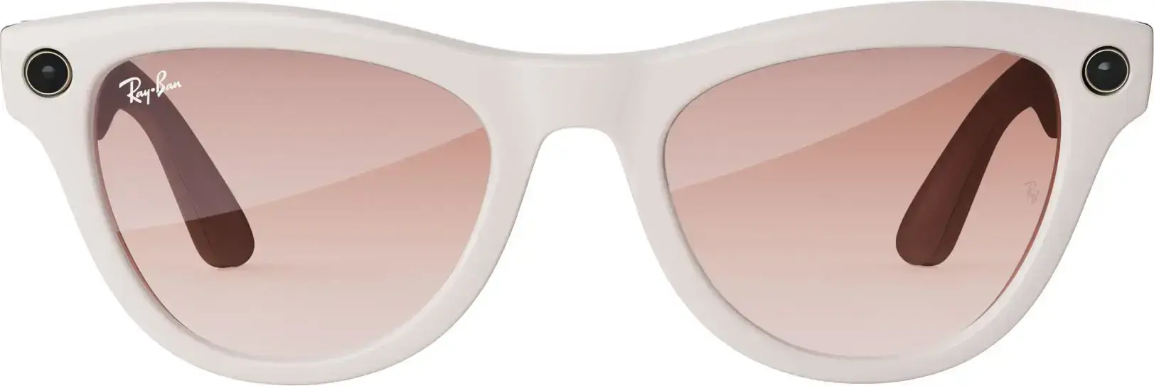 Смарт-окуляри Ray-Ban | Meta Skyler Standard - Shiny Chalky Gray / Gradient Cinnamon Pink (RW4010 670013 52-20)