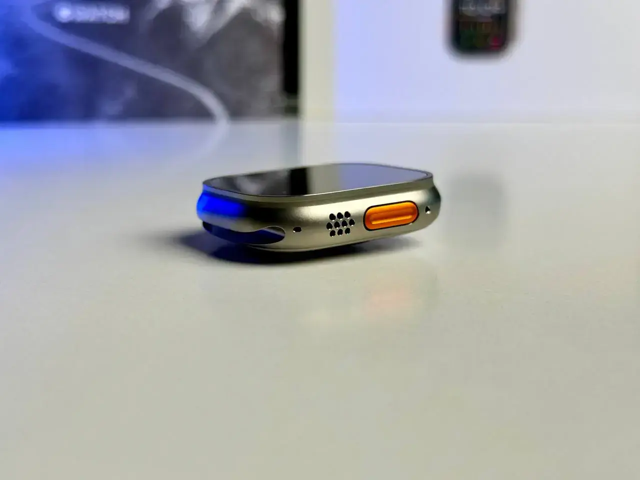 УЦЕНКА Apple Watch Ultra 2 GPS + Cellular 49mm Titanium Case with Blue/Black Trail Loop - M/L (MRF63) - Состояние: новый | Аккумулятор: 100% | Комплект: полный | Гарантія: 3 мес.
