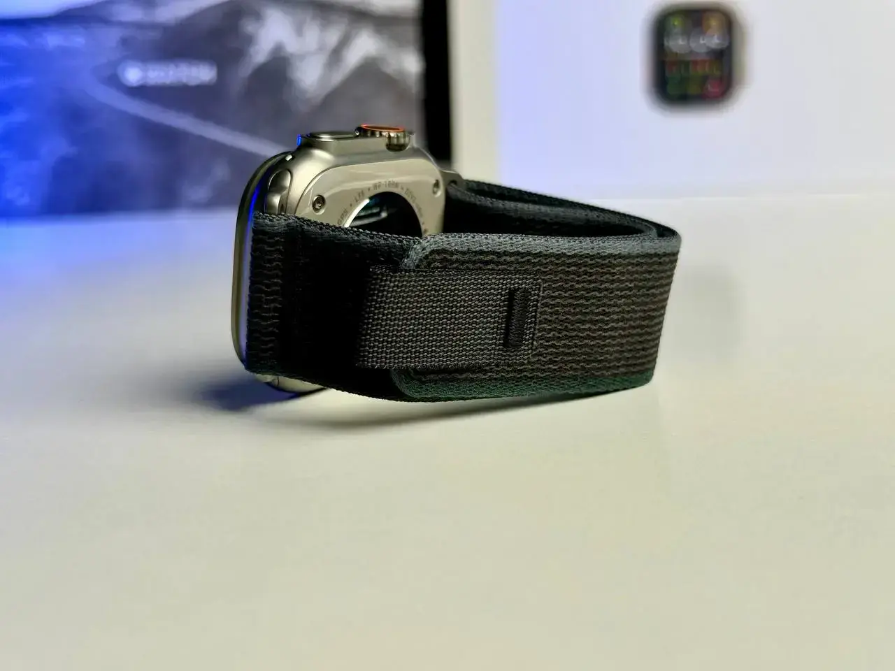 УЦЕНКА Apple Watch Ultra 2 GPS + Cellular 49mm Titanium Case with Blue/Black Trail Loop - M/L (MRF63) - Состояние: новый | Аккумулятор: 100% | Комплект: полный | Гарантія: 3 мес.