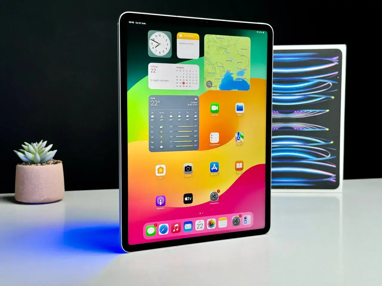 УЦЕНКА iPad Pro 12.9" 2022 Wi-Fi + Cellular 512GB Silver (MP633, MP233) - Состояние: новый | Аккумулятор: 100% | Комплект: полный | Гарантія: 1 мес.