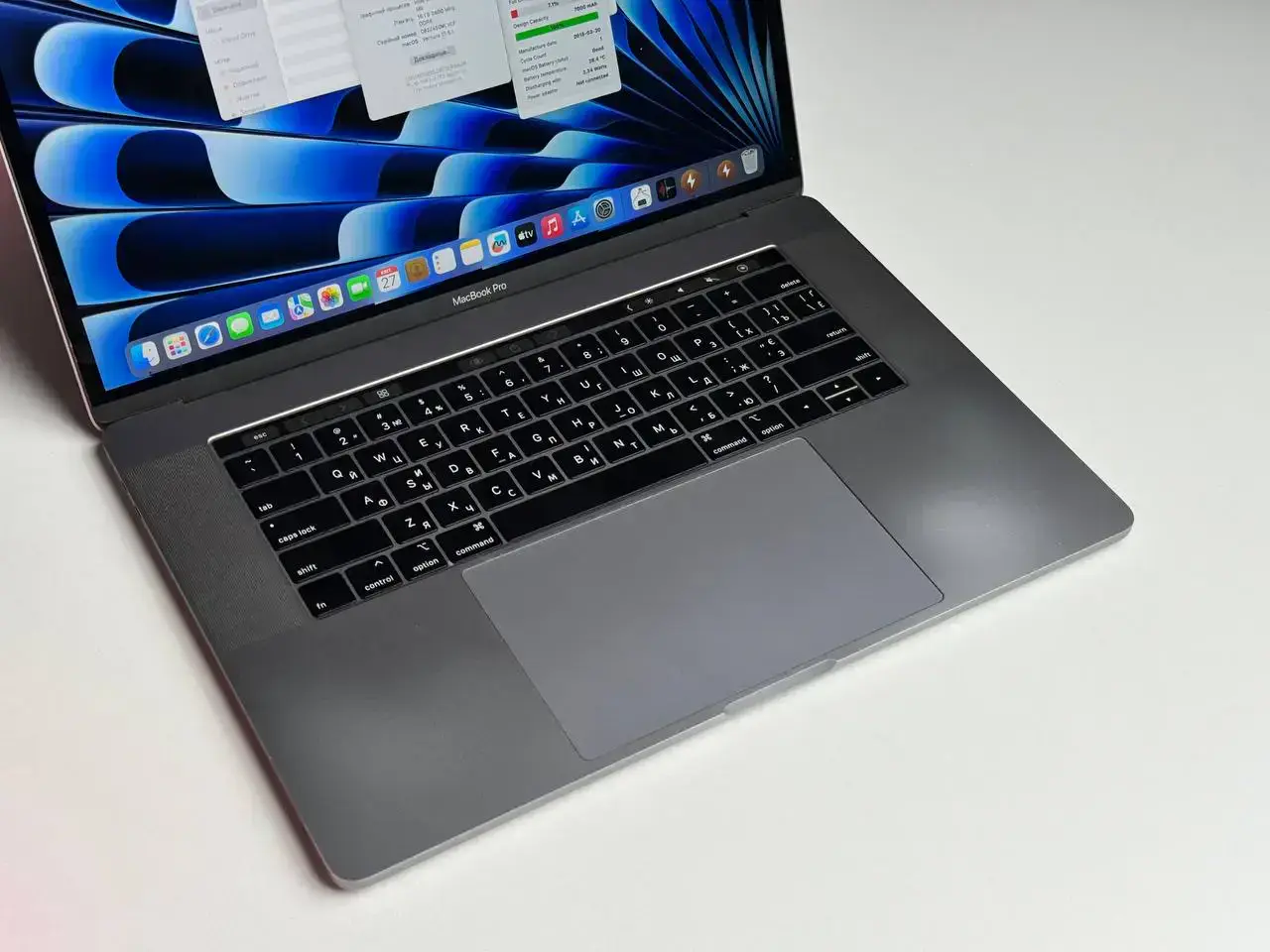 MacBook Pro 15" Space Gray (MR932) 2018 (Состояние - хорошее. Комплект - полный | гарантия - 1 мес.) - Cycle 1
