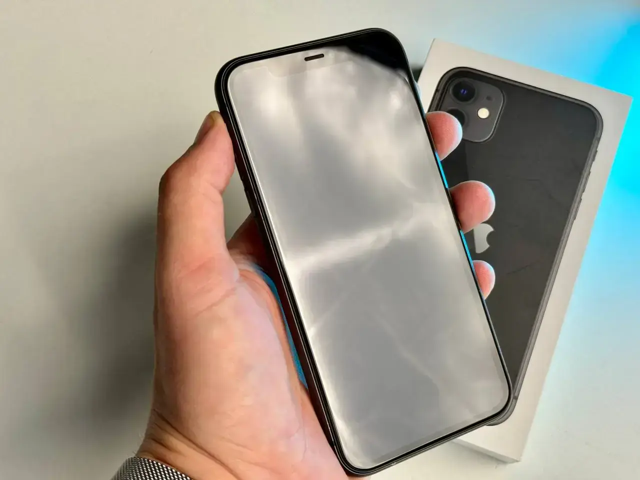 ВЖИВАНИЙ Apple iPhone 11 128GB Black (MHCX3, MHDH3) Slim Box - Стан: гарний | Акумулятор: 100% | Комплект: повний | Гарантія: 1 міс.