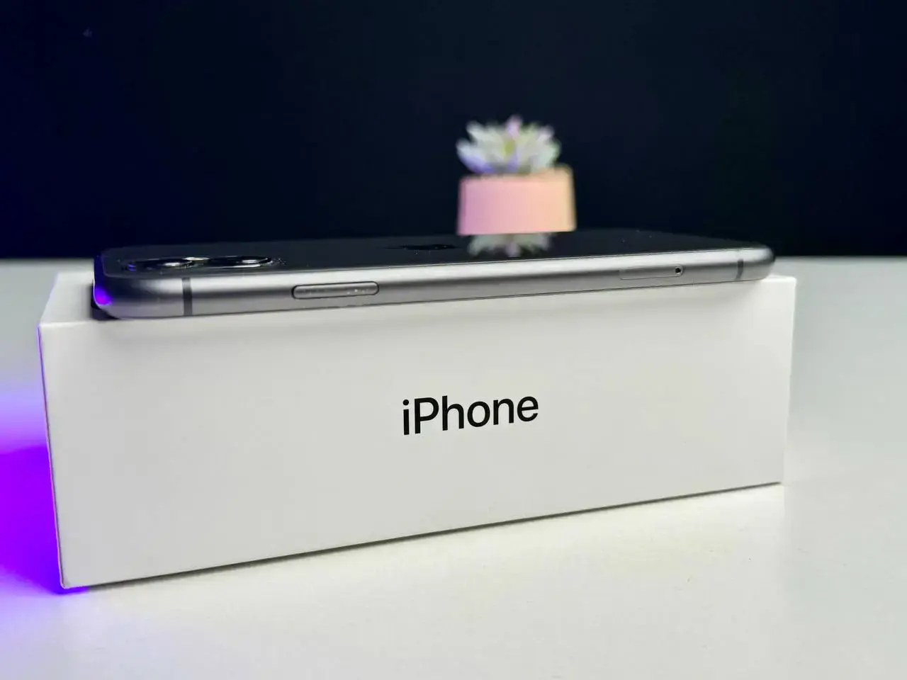 Б/У Apple iPhone 11 128GB Black (MHCX3, MHDH3) Slim Box - Состояние: идеальный | Аккумулятор: 99% | Комплект: коробка, блок питания | Гарантія: 1 мес.