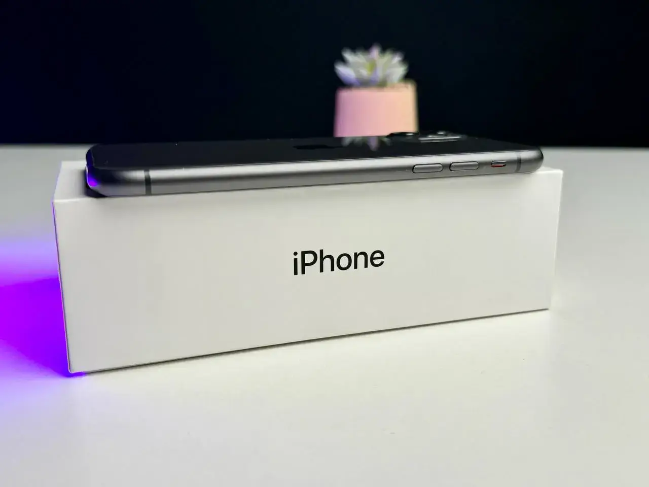 Б/У Apple iPhone 11 128GB Black (MHCX3, MHDH3) Slim Box - Состояние: идеальный | Аккумулятор: 99% | Комплект: коробка, блок питания | Гарантія: 1 мес.