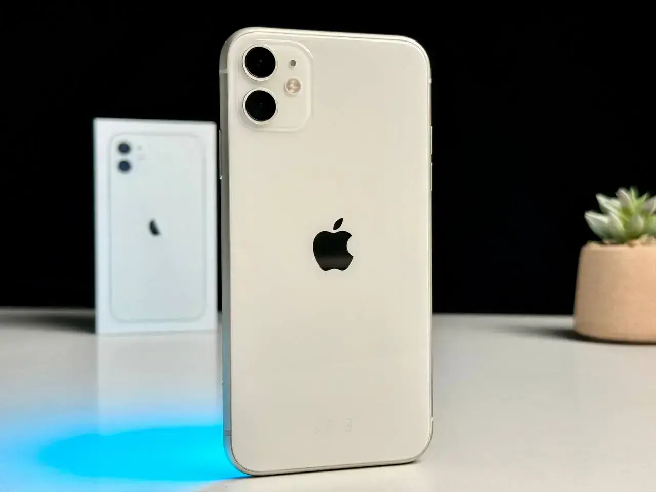 Б/У Apple iPhone 11 64GB White (MWL82) Full Box - Состояние: идеальный | Аккумулятор: 100% | Комплект: коробка, кабель | Гарантія: 1 мес.