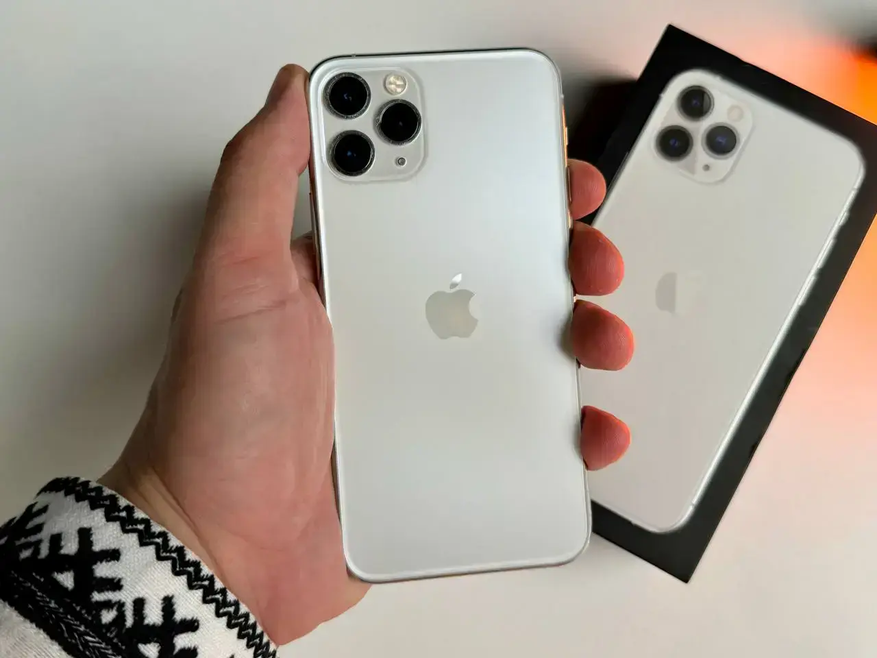 Б/У Apple iPhone 11 Pro 64GB Silver (MWC32) - Состояние: хороший | Аккумулятор: 100% | Комплект: Полный | Гарантія: 1 мес.