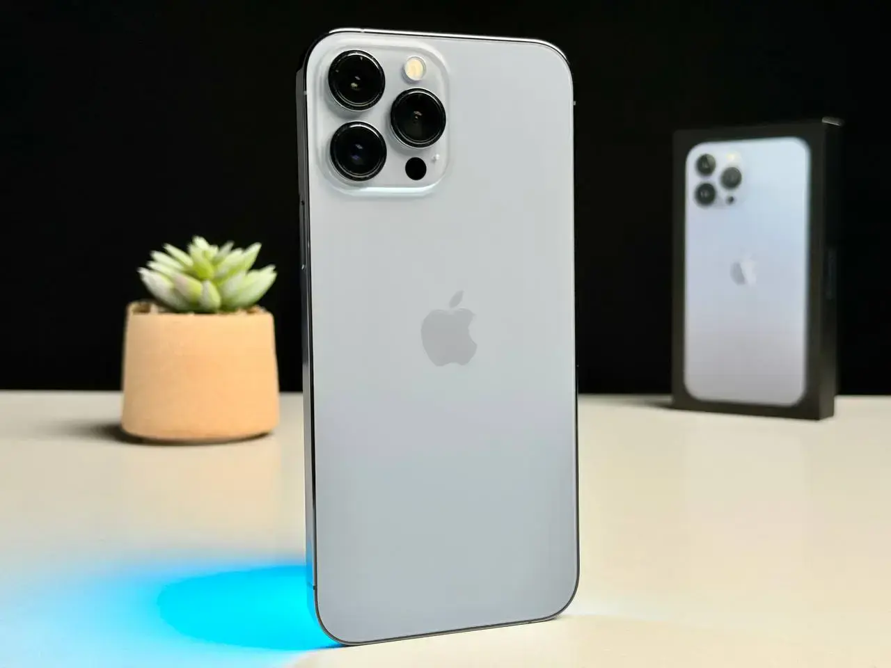 Б/У Apple iPhone 13 Pro Max 256GB Sierra Blue (MLKV3, MLLE3) - Состояние: хороший | Аккумулятор: 100% | Комплект: полный | Гарантія: 1 мес.