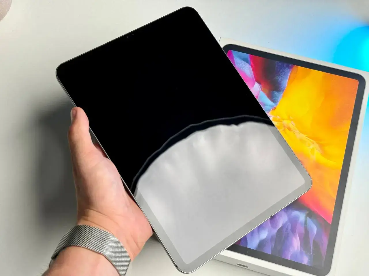 ВЖИВАНИЙ iPad Pro 11" 2020 Wi-Fi + Cellular 128GB Space Gray (MY332, MY2V2) - Стан: задовільний | Акумулятор: 86% | Комплект: коробка | Гарантія: 1 міс.