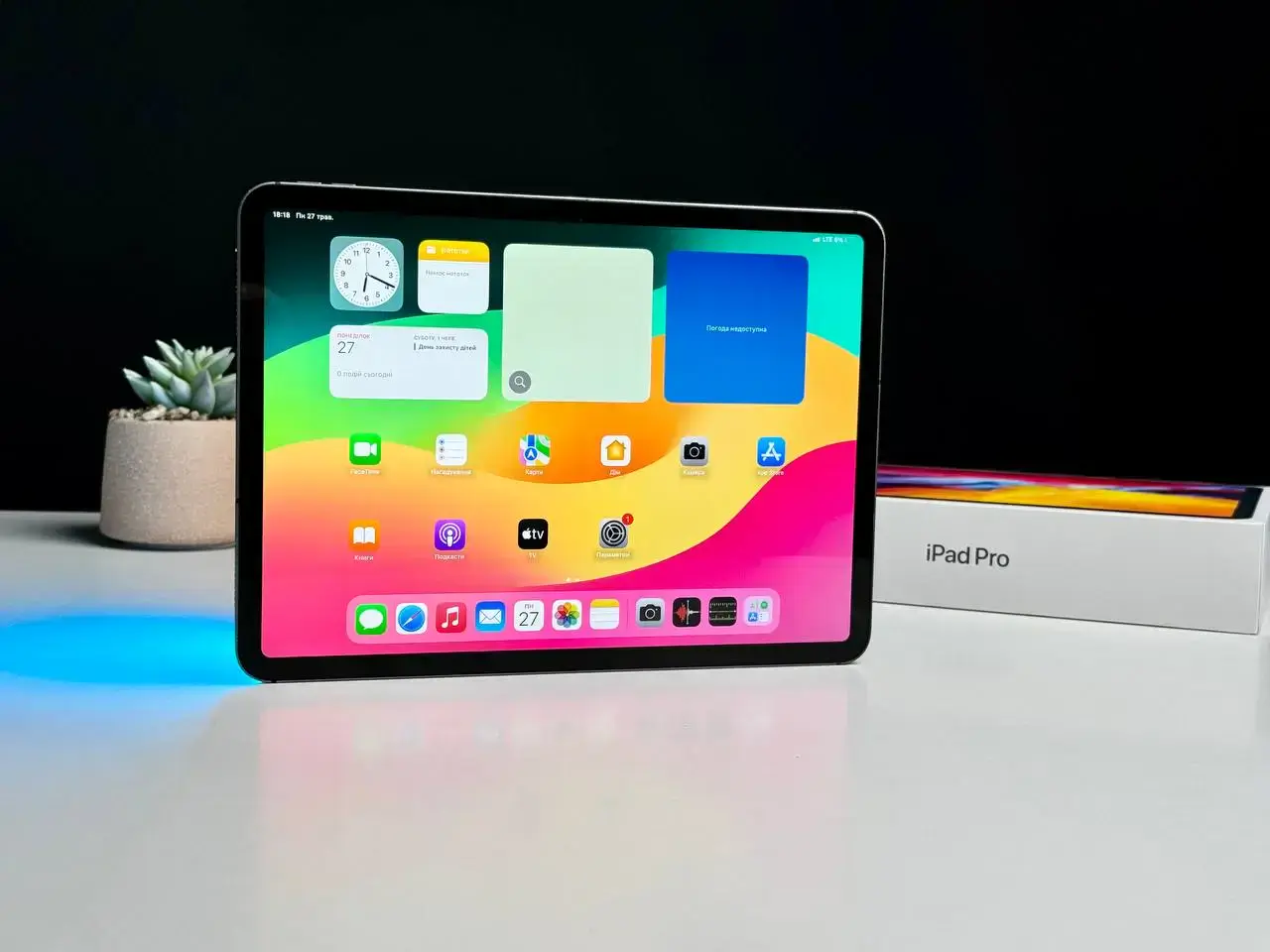 ВЖИВАНИЙ iPad Pro 11" 2020 Wi-Fi + Cellular 128GB Space Gray (MY332, MY2V2) - Стан: задовільний | Акумулятор: 86% | Комплект: коробка | Гарантія: 1 міс.
