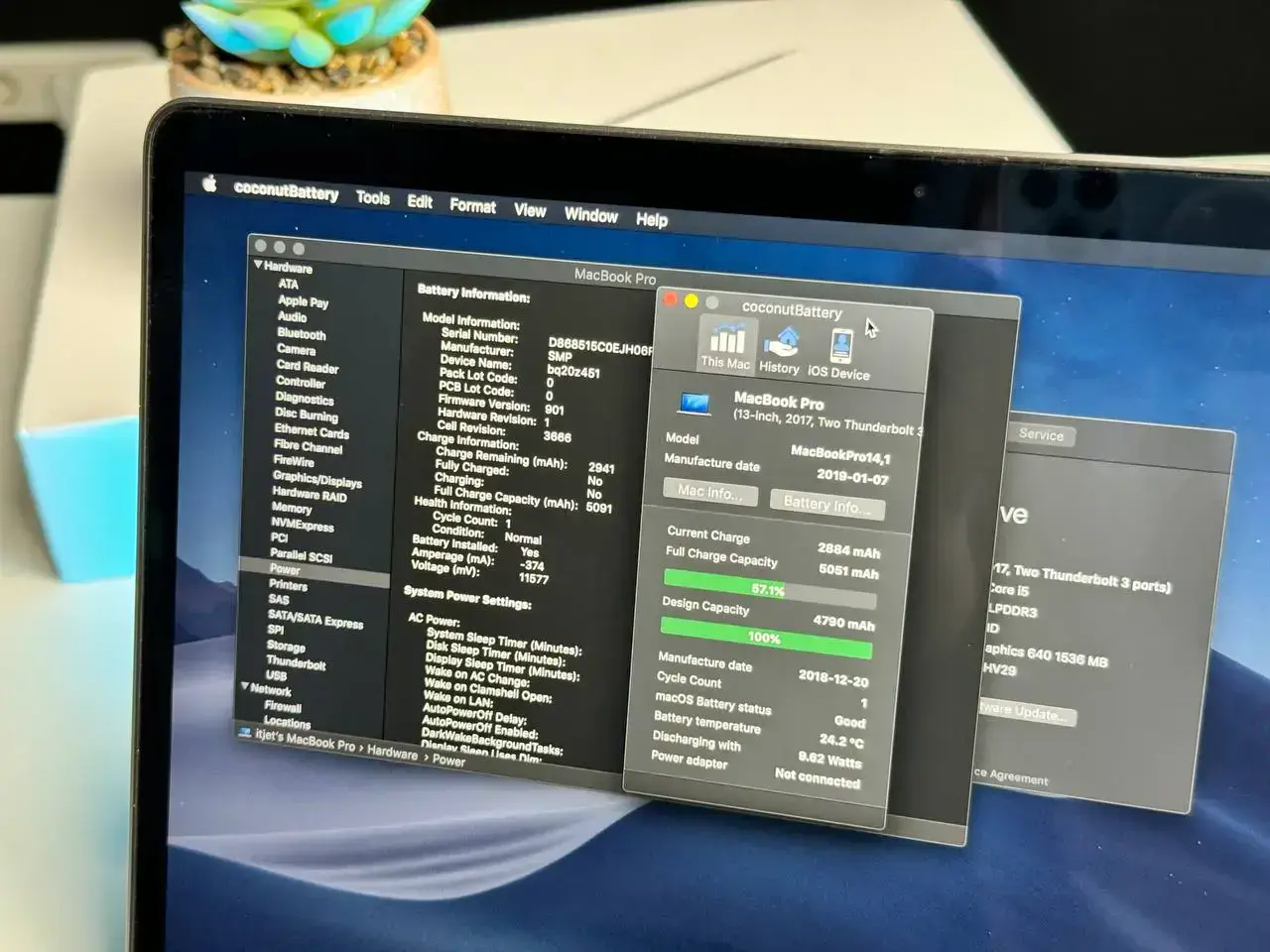 ВЖИВАНИЙ MacBook Pro 13" Space Gray (MPXT2) 2017 - Стан: гарний | Комплект: повний | Гарантія: 1 міс.