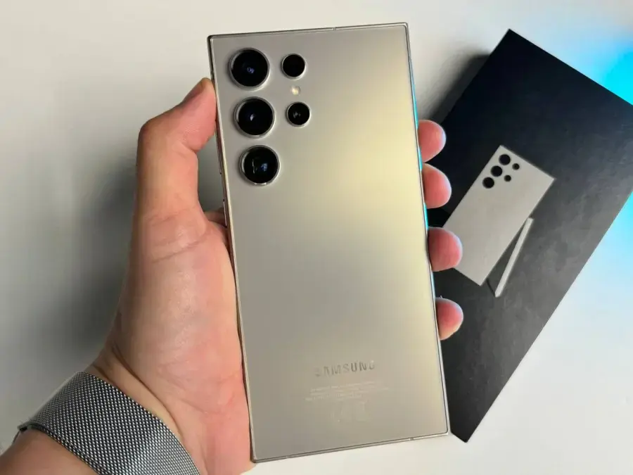 Б/У Смартфон Samsung Galaxy S24 Ultra 12/256GB - Titanium Gray (SM-S928BZTG) - Состояние: идеальный | Аккумулятор: 100% | Комплект: полный | Гарантія: 1 мес.