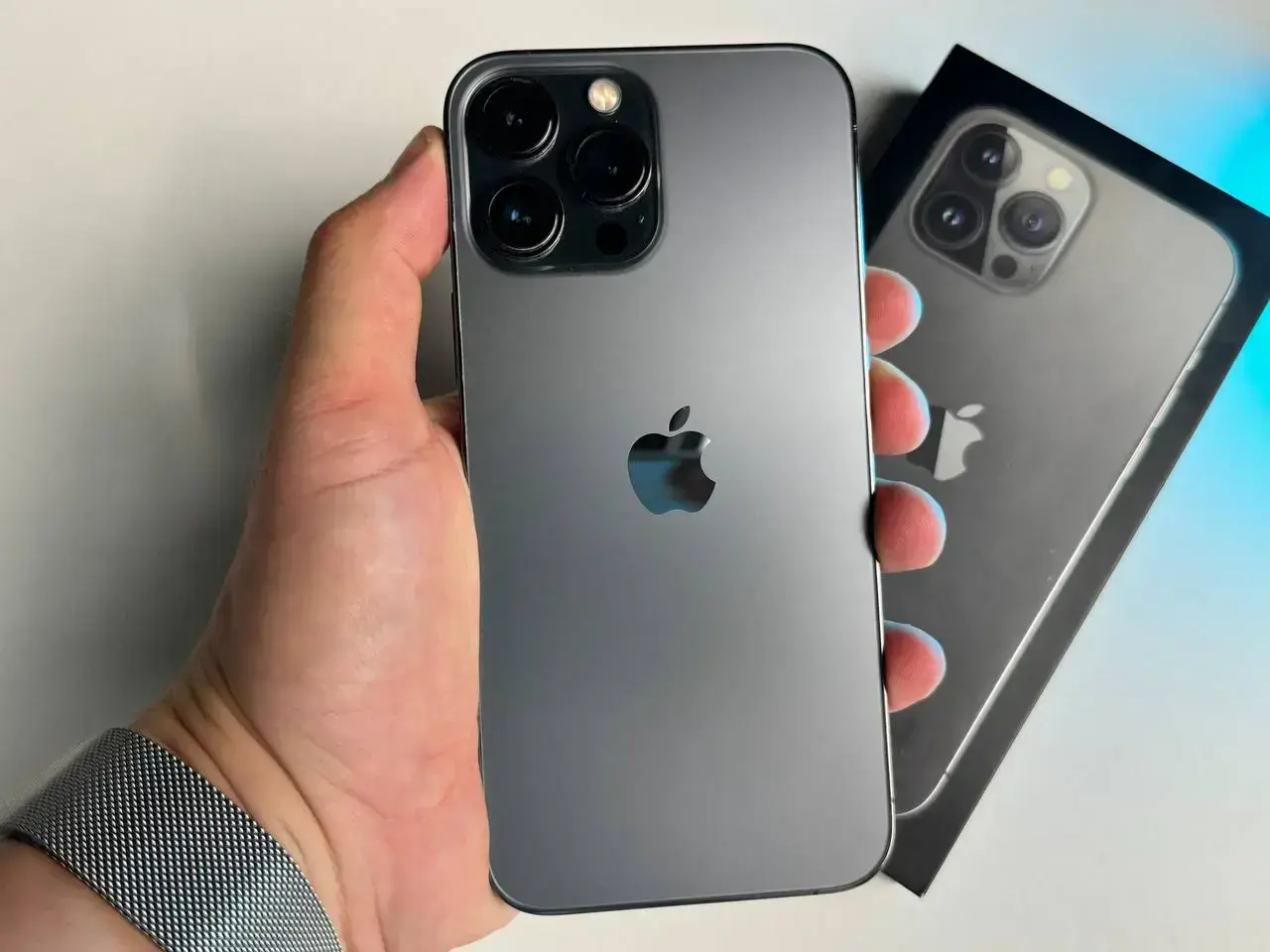 ВЖИВАНИЙ Apple iPhone 13 Pro Max 512GB Graphite (MLKW3, MLLF3) - Стан: гарний | Акумулятор: 100% | Комплект: повний | Гарантія: 1 міс.