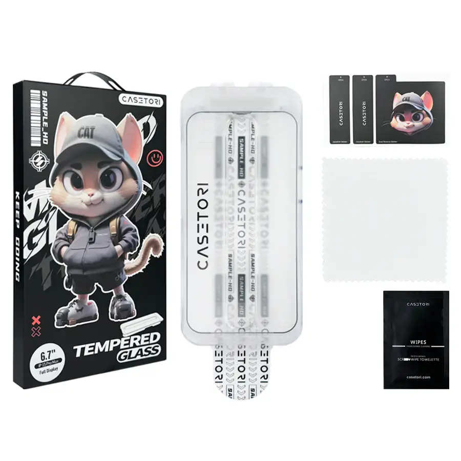 Захисне скло CASETORI Sample HD Anti Dust Glass для iPhone 15