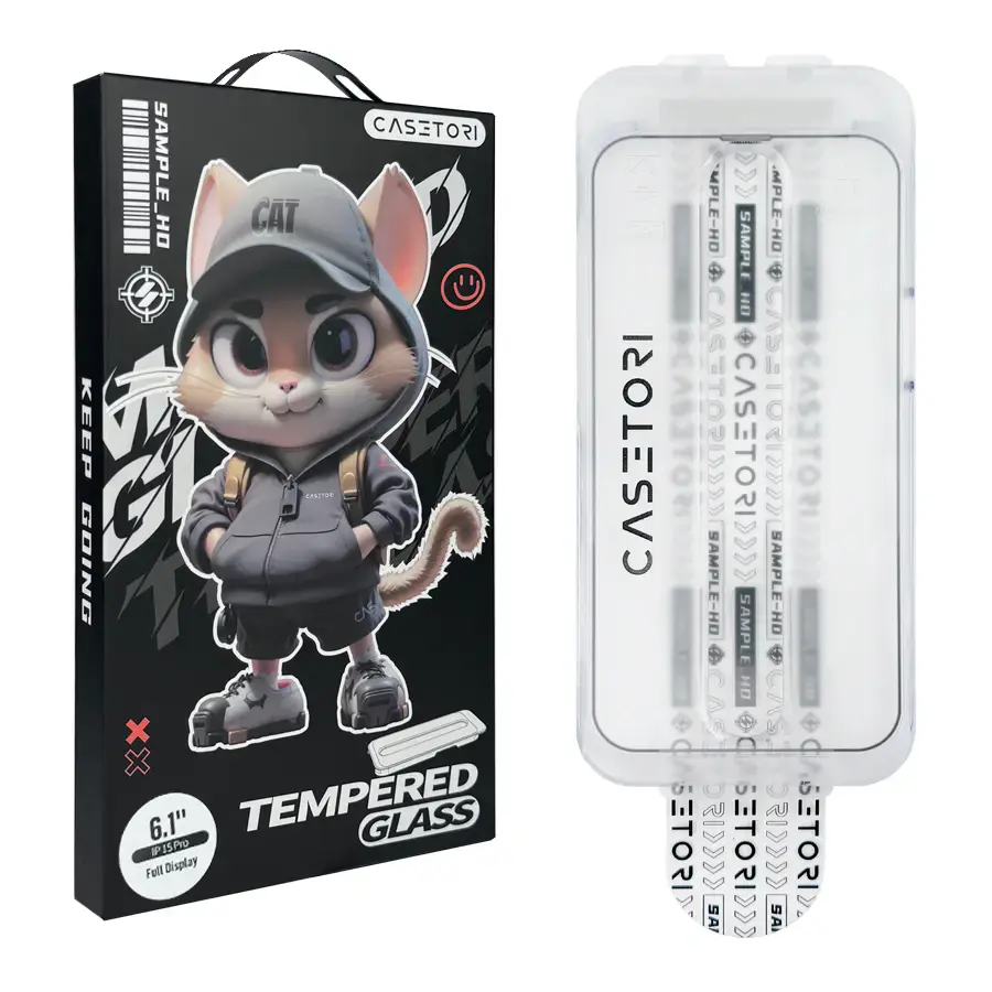 Захисне скло CASETORI Sample HD Anti Dust Glass для iPhone 15 Pro
