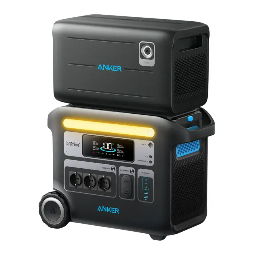 Комплект зарядна станція Anker SOLIX F2000 + Expansion Battery 4096Wh | 2300W