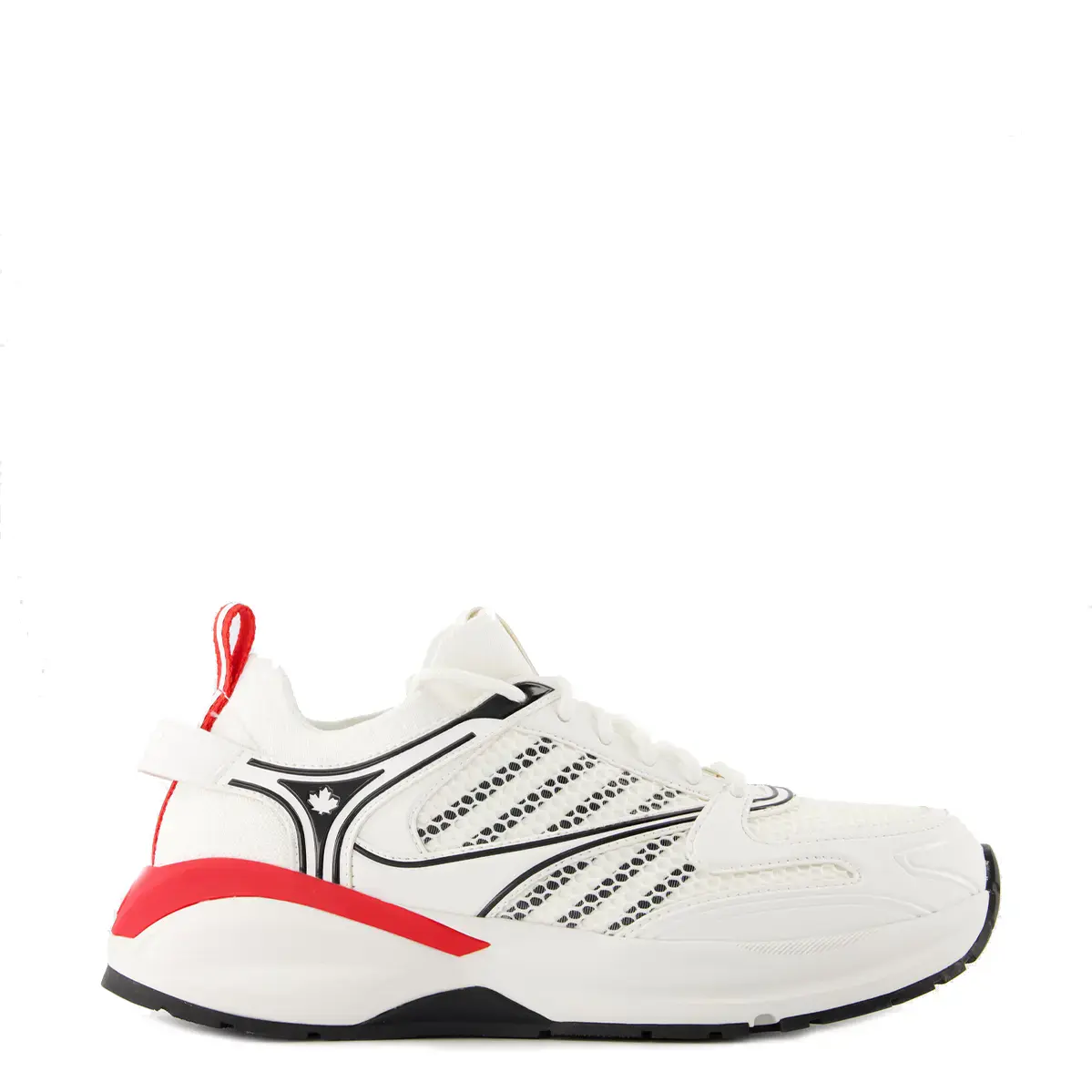 Кросівки DSQUARED2 Dash Lace-up Low top Sneakers White+Black+Red - Size 43 (SNM0332 592C7159 M536) Кросівки DSQUARED2 Dash Lace-up Low top Sneakers White+Black+Red - Size 43 (SNM0332 592C7159 M536)