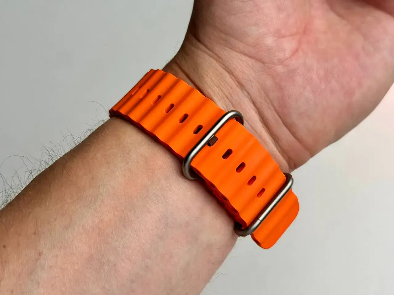 NEW NO BOX Apple Watch Ultra 2 GPS + Cellular 49mm Titanium Case with Orange Ocean Band (MREH3) Состояние: новые | Аккумулятор: 100% | Комплект: без коробки | Гарантія: 12 мес.