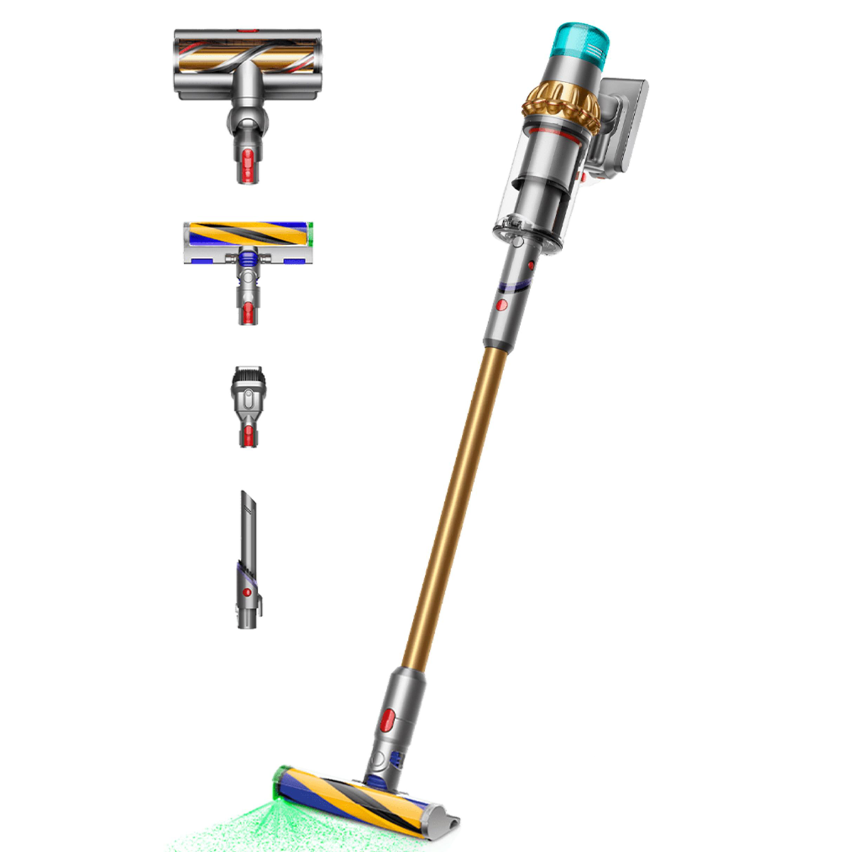 Пилосос Dyson V15 Detect Absolute 2023 - Gold (447000-01)