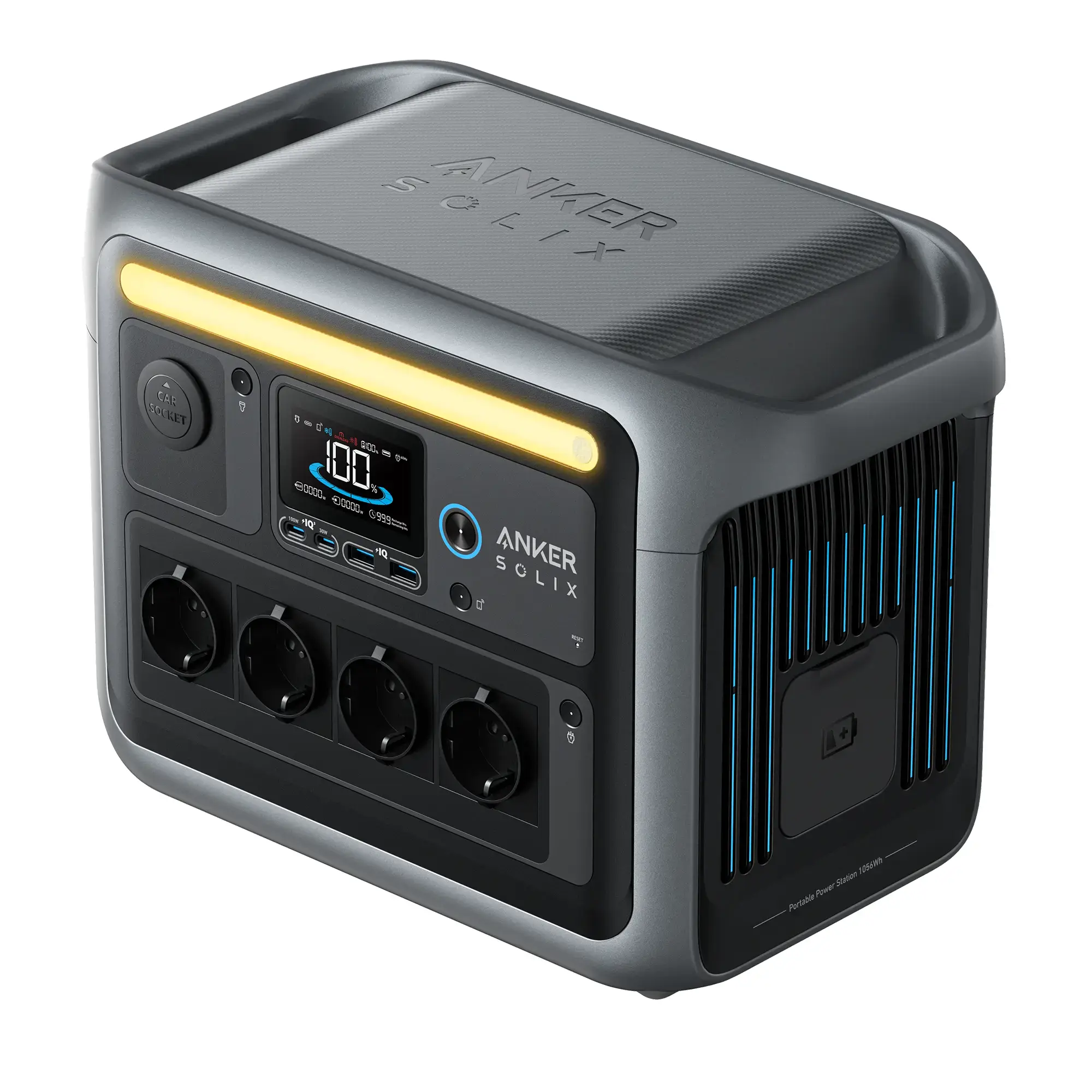 Портативна зарядна станція Anker SOLIX C1000 Portable Power Station 1056Wh | 1800W (A1761311)