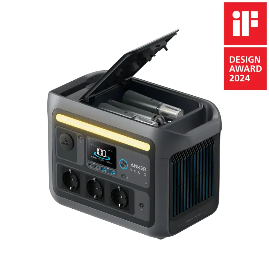 Портативная зарядная станция Anker SOLIX C800X Portable Power Station 768Wh | 1200W (A1755311)