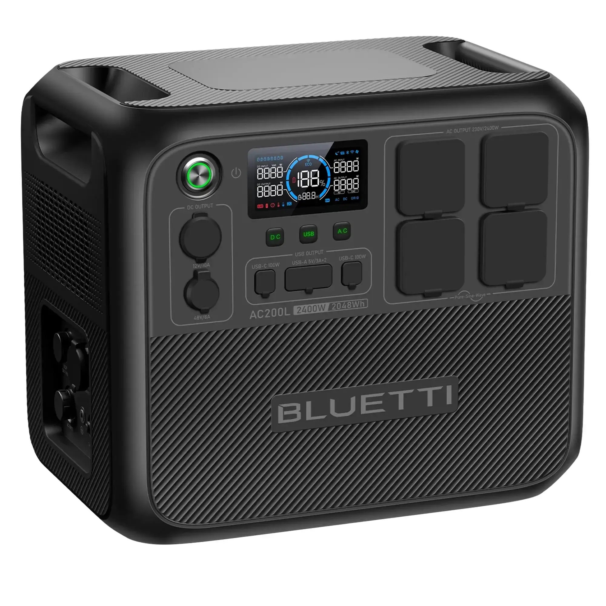 Портативная зарядная станция BLUETTI AC200L Portable Power Station | 2400W 2048Wh