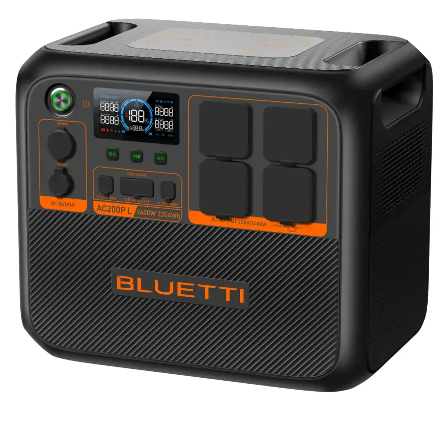 Портативна зарядна станція BLUETTI AC200PL Expandable Power Station | 2400W 2304Wh (P-AC200PL-EU-GY-BL-010)
