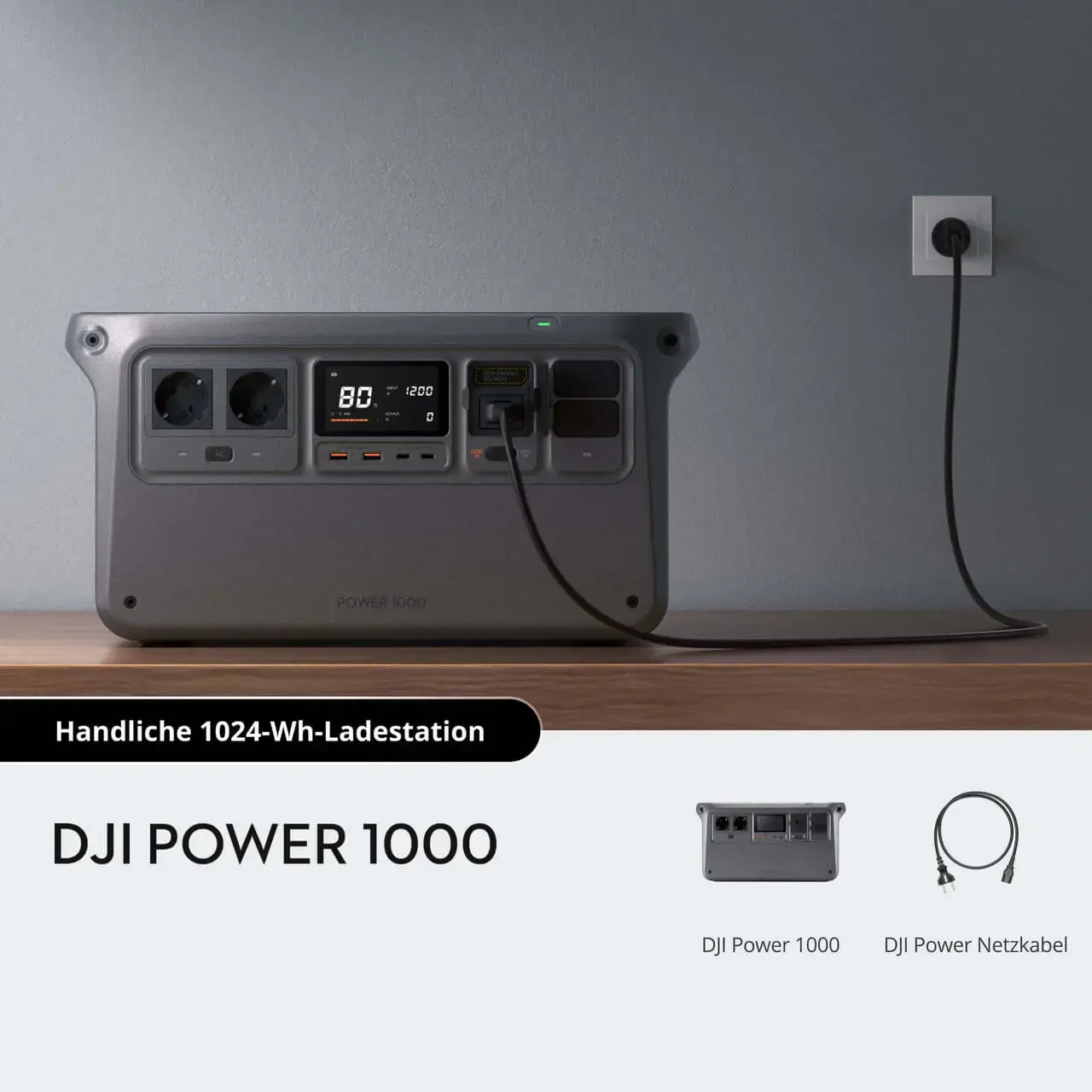 Портативная зарядная станция DJI Power 1000 - 1024Wh | 2200W (DYM1000H)