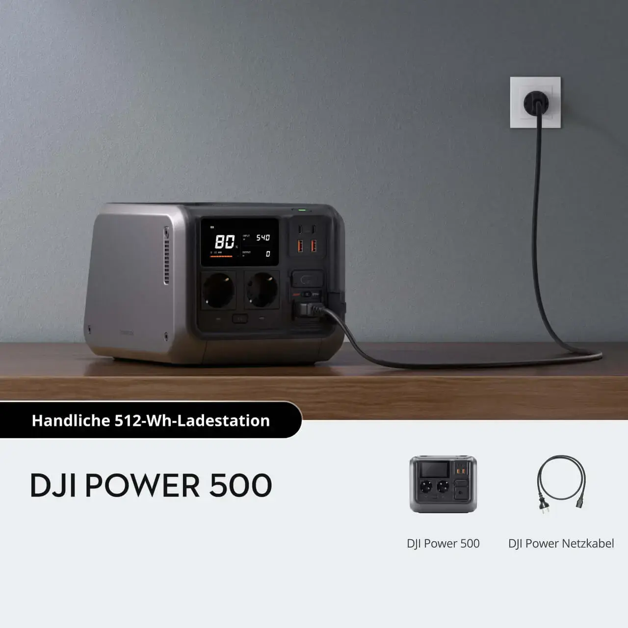 Портативная зарядная станция DJI Power 500 – 512Wh | 1000W (DYM500H)
