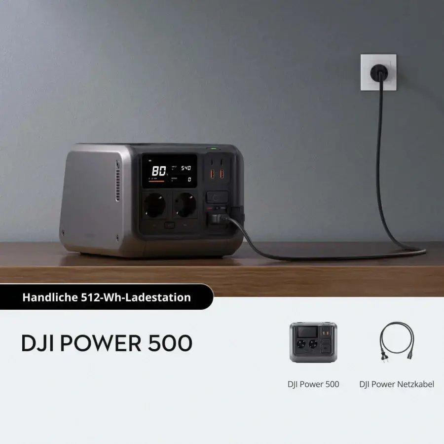 Портативна зарядна станція DJI Power 500 | 512Wh 1000W (DYM500H)