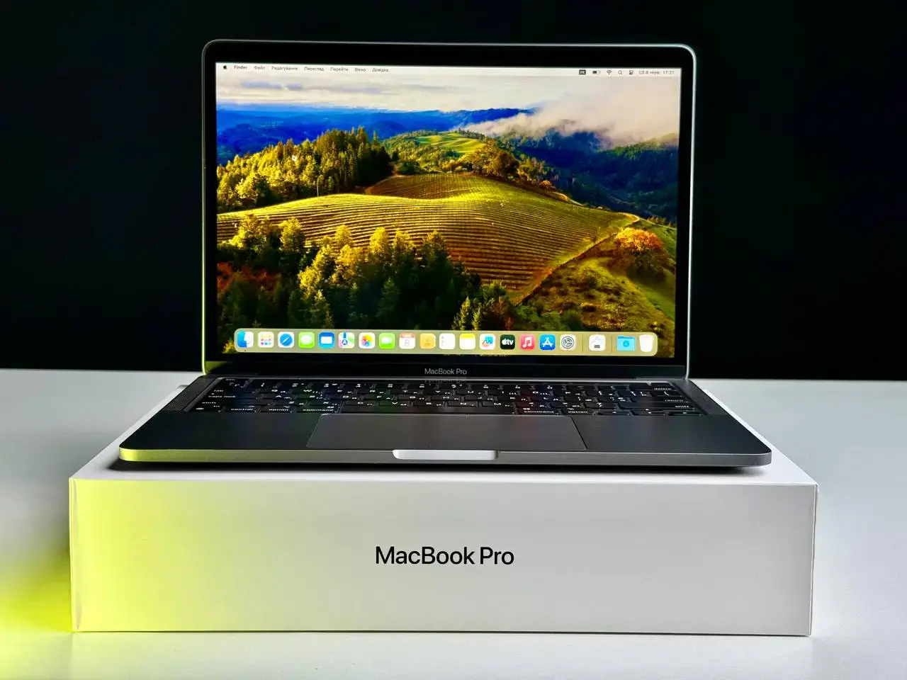 USED MacBook Pro 13" Space Gray (MYD82) 2020 (М1/8GB/256SSD)🔋89% (Состояние - 9/10. Комплект - Полный | гарантия - 1 мес.) - Cycle 375