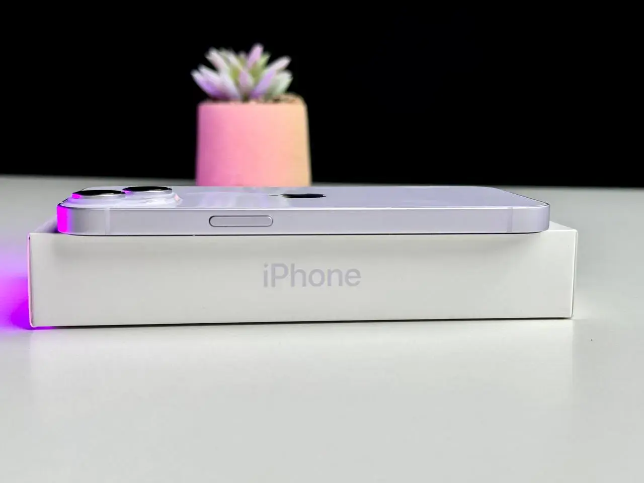 Б/У Apple iPhone 14 128GB Purple (MPV03) - Состояние: идеальный | Аккумулятор: 89% | Комплект: полный | Гарантія: 1 мес.