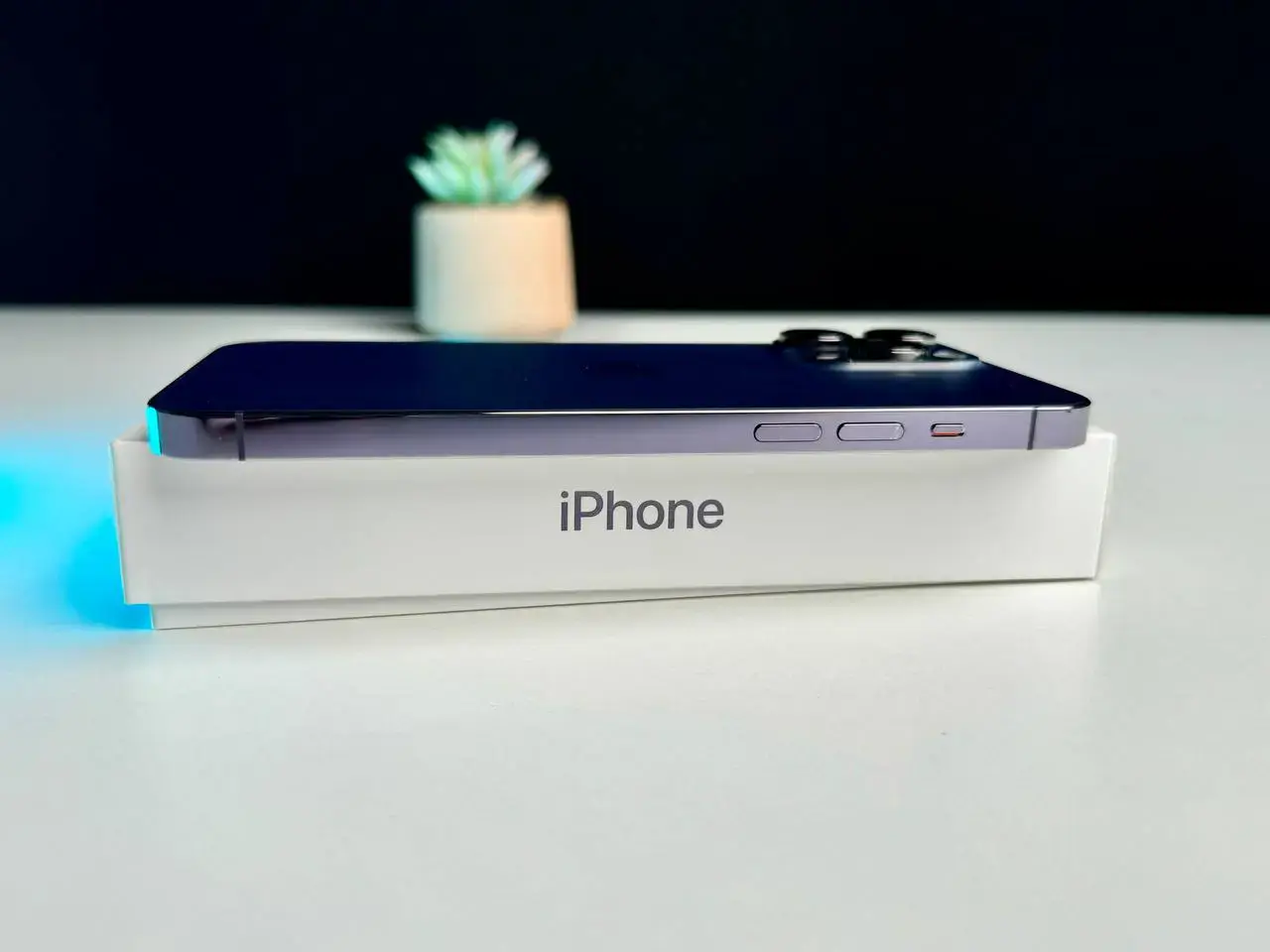 Б/У Apple iPhone 14 Pro Max 128GB Deep Purple eSim (MQ8R3) - Состояние: хороший | Аккумулятор: 88% | Комплект: полный | Гарантія: 1 мес.