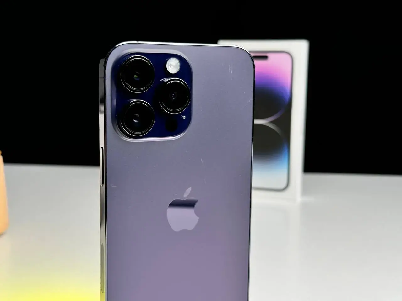 Б/У Apple iPhone 14 Pro Max 512GB Deep Purple eSim (MQ913) - Состояние: хороший | Аккумулятор: 87% | Комплект: полный | Гарантія: 1 мес.