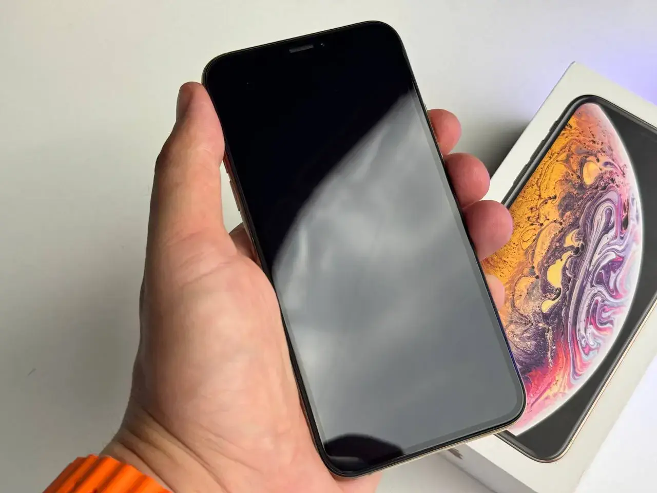 Б/У Apple iPhone XS 256GB Gold (MT9K2) - Состояние: удовлетворительный | Аккумулятор: 100% | Комплект: коробка, блок питания | Гарантія: 1 мес.