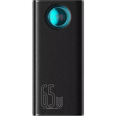 Внешний аккумулятор (павербанк) Baseus Amblight Digital Display 26800mAh 65w Black (P10022402113-00)