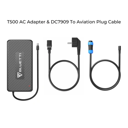 Адаптер переменного тока BLUETTI T500 500 Вт + DC7909 To Aviation Plug Cable