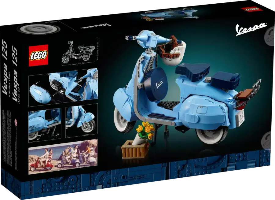 Авто-конструктор LEGO Icons Vespa 125 Scooter (10298)