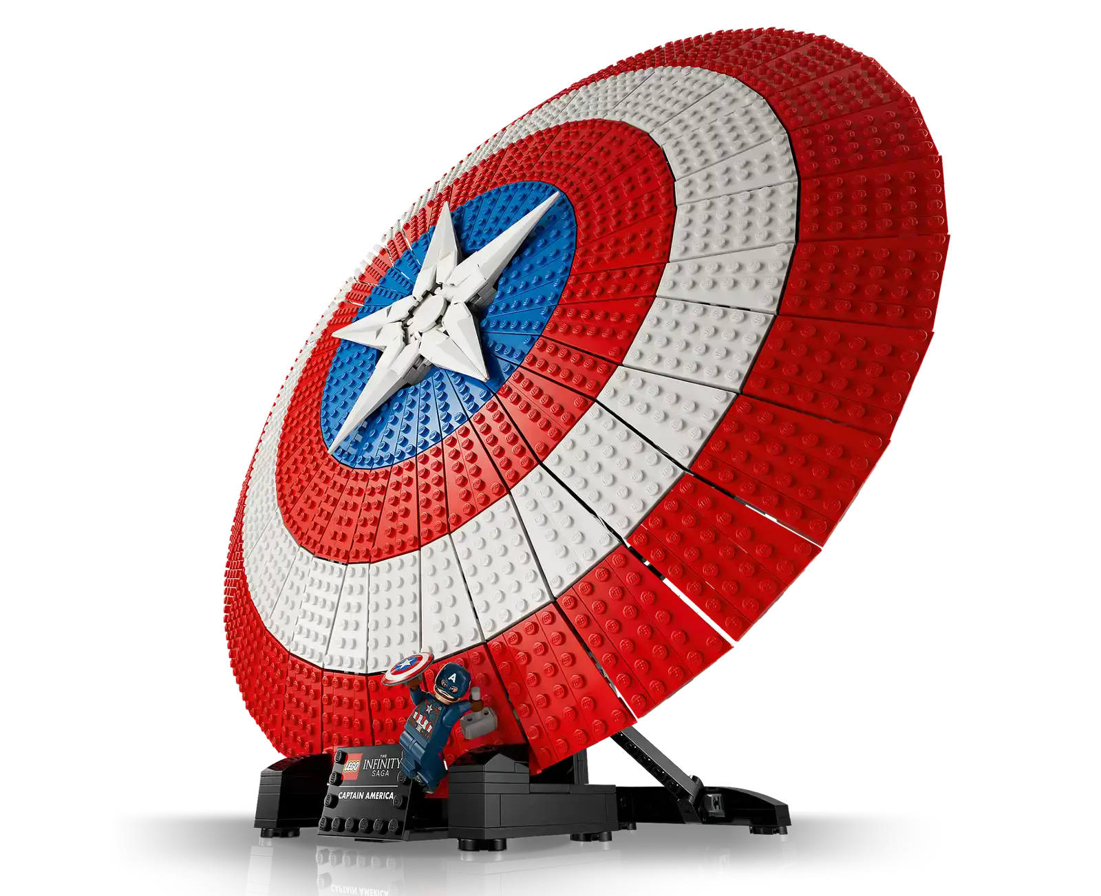 Блоковый конструктор LEGO Marvel Щит капитана Америка (76262)