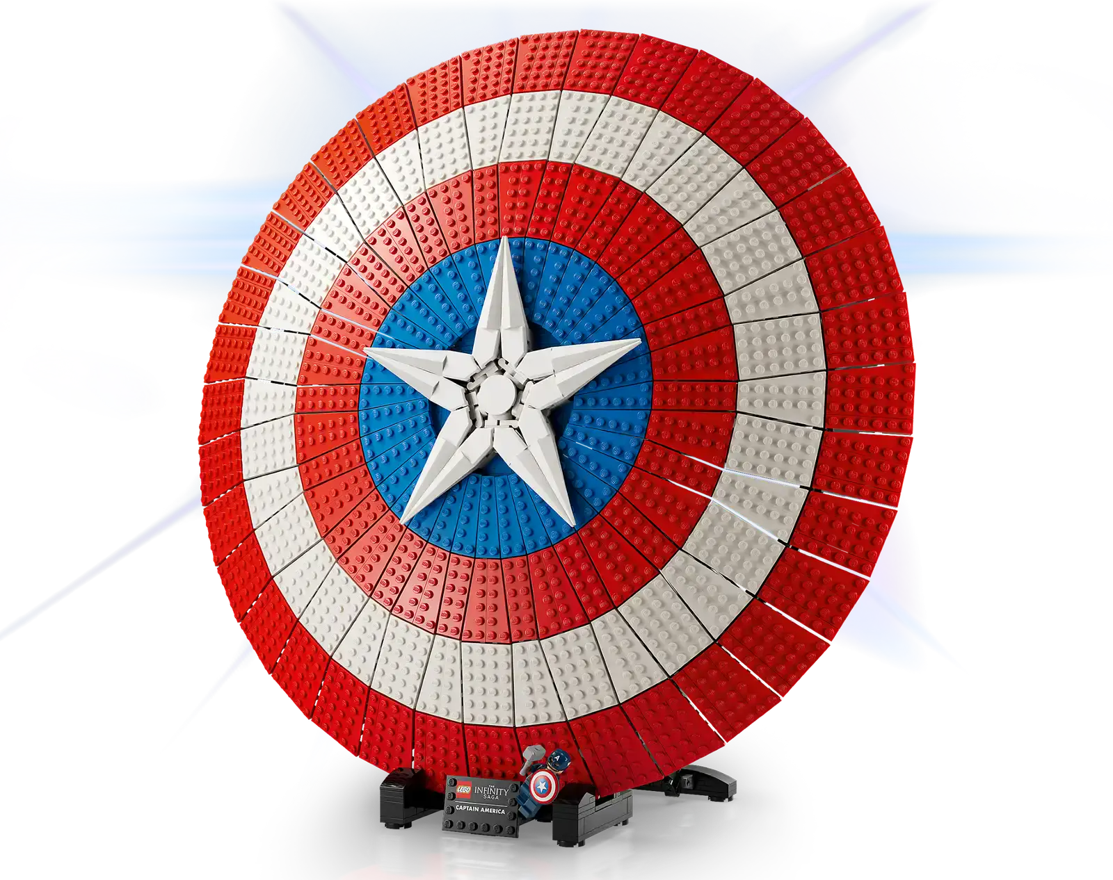 Блоковый конструктор LEGO Marvel Щит капитана Америка (76262)