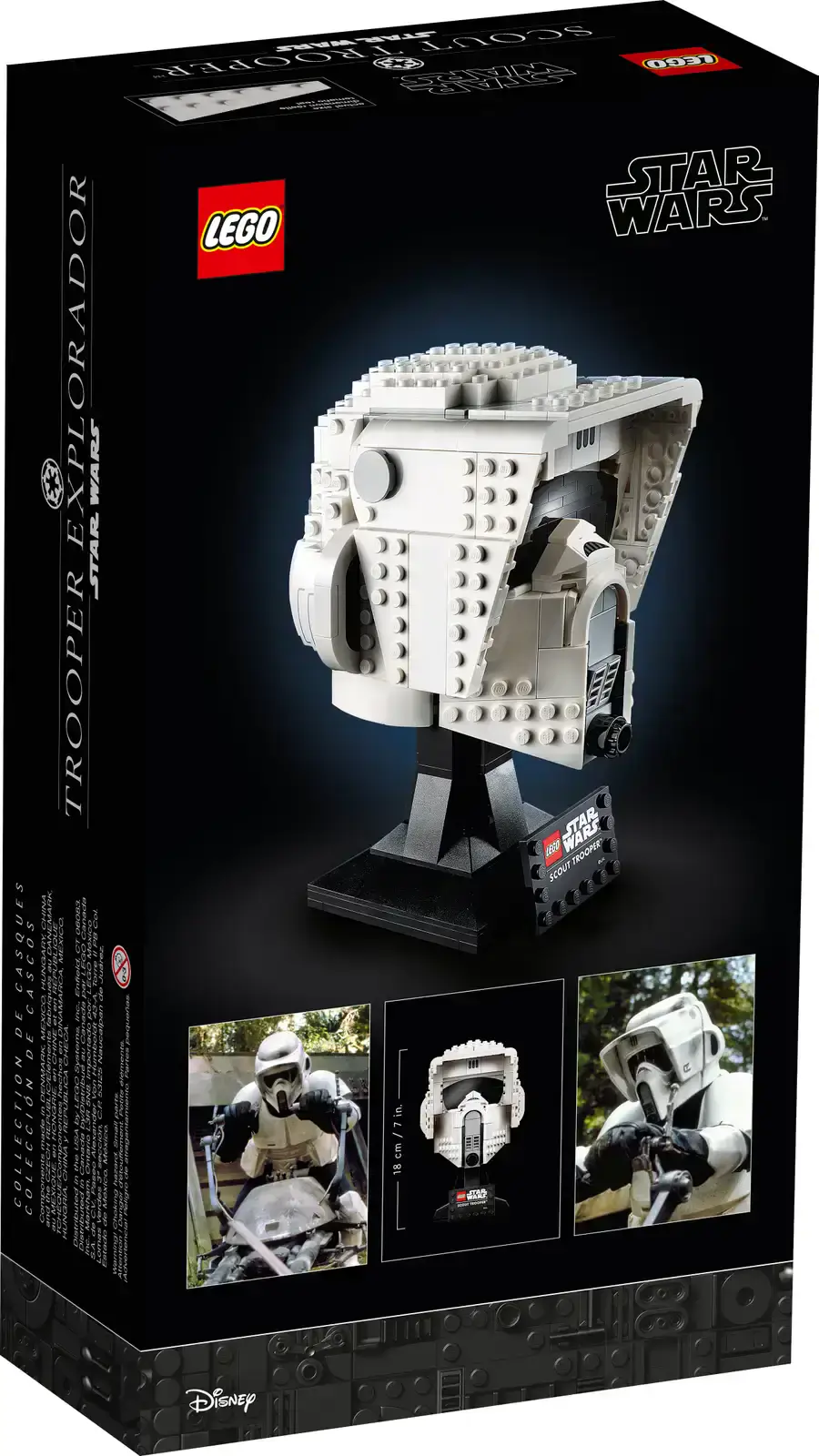 Блоковий конструктор LEGO Star Wars Шолом піхотинця-розвідника (75305)