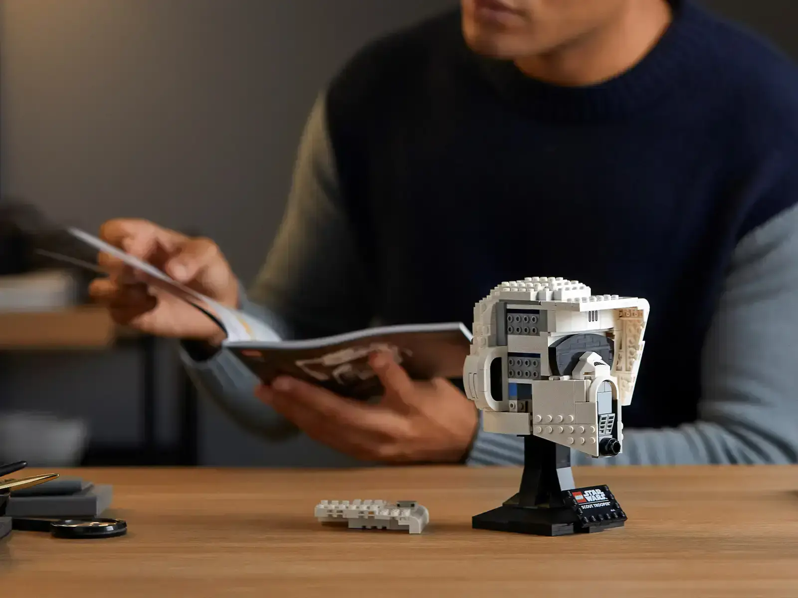 Блоковий конструктор LEGO Star Wars Шолом піхотинця-розвідника (75305)