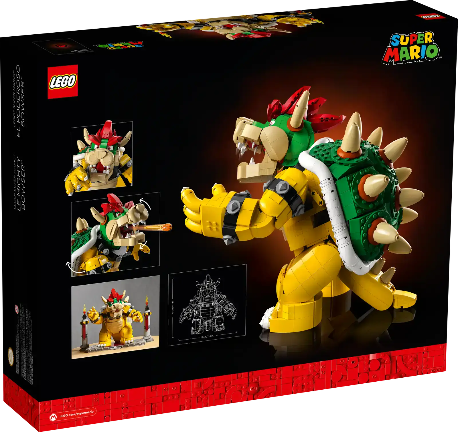 Блоковый конструктор LEGO Super Mario Мощный Боузер (71411)